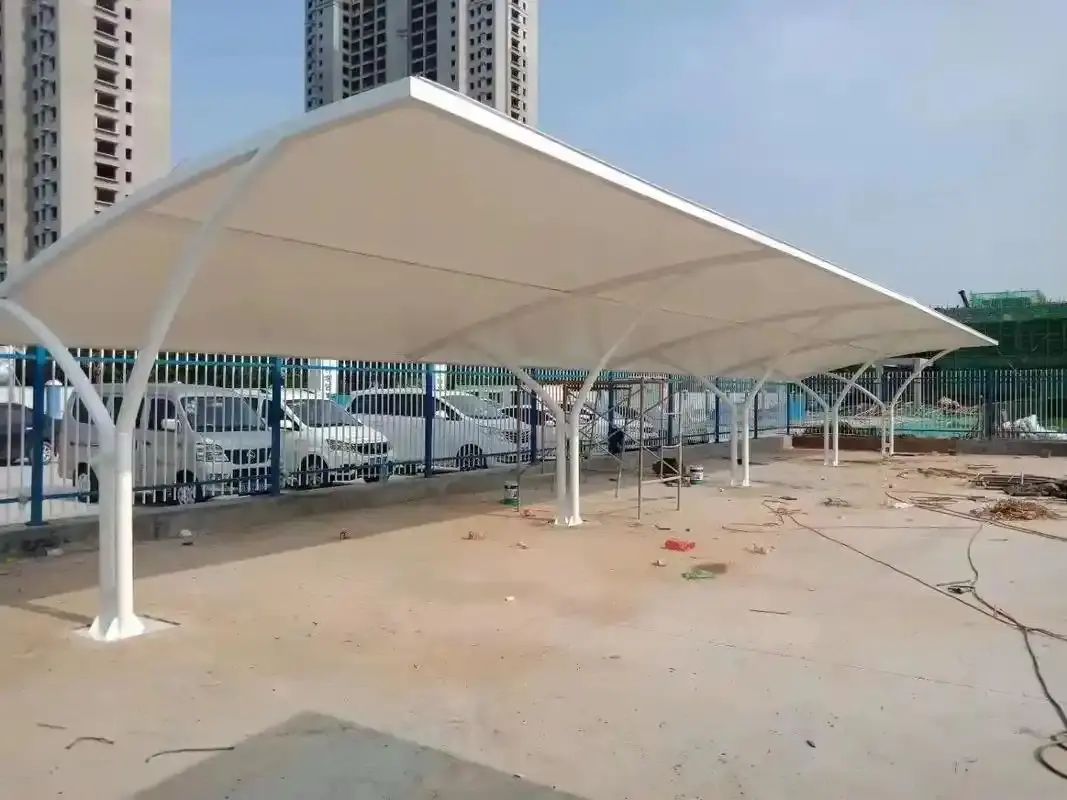 贵州沿河园区停车棚为何生锈漏水?选购膜结构先避开这三个坑